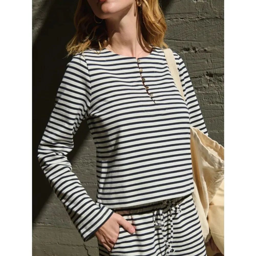 New Nation LA Silvia Long Sleeve Top M